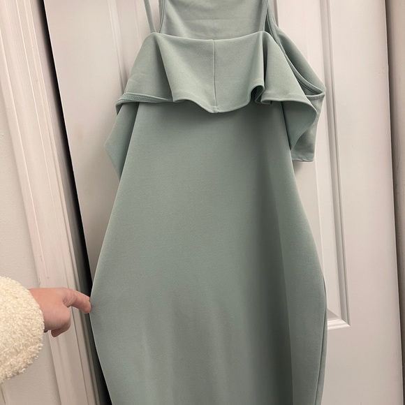Mint Midi off the shoulder dress - Picture 6 of 6